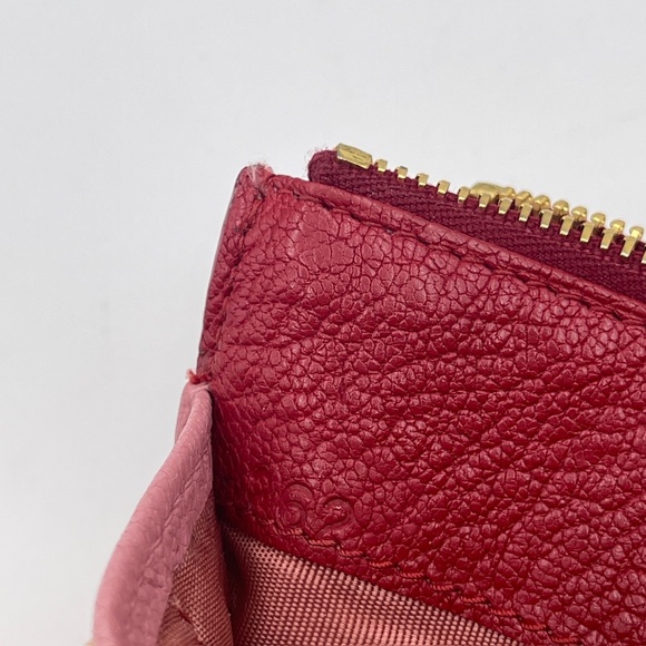 Miu Miu pink and red zip leather card holder wallet women made in italy - Picture 11 of 14